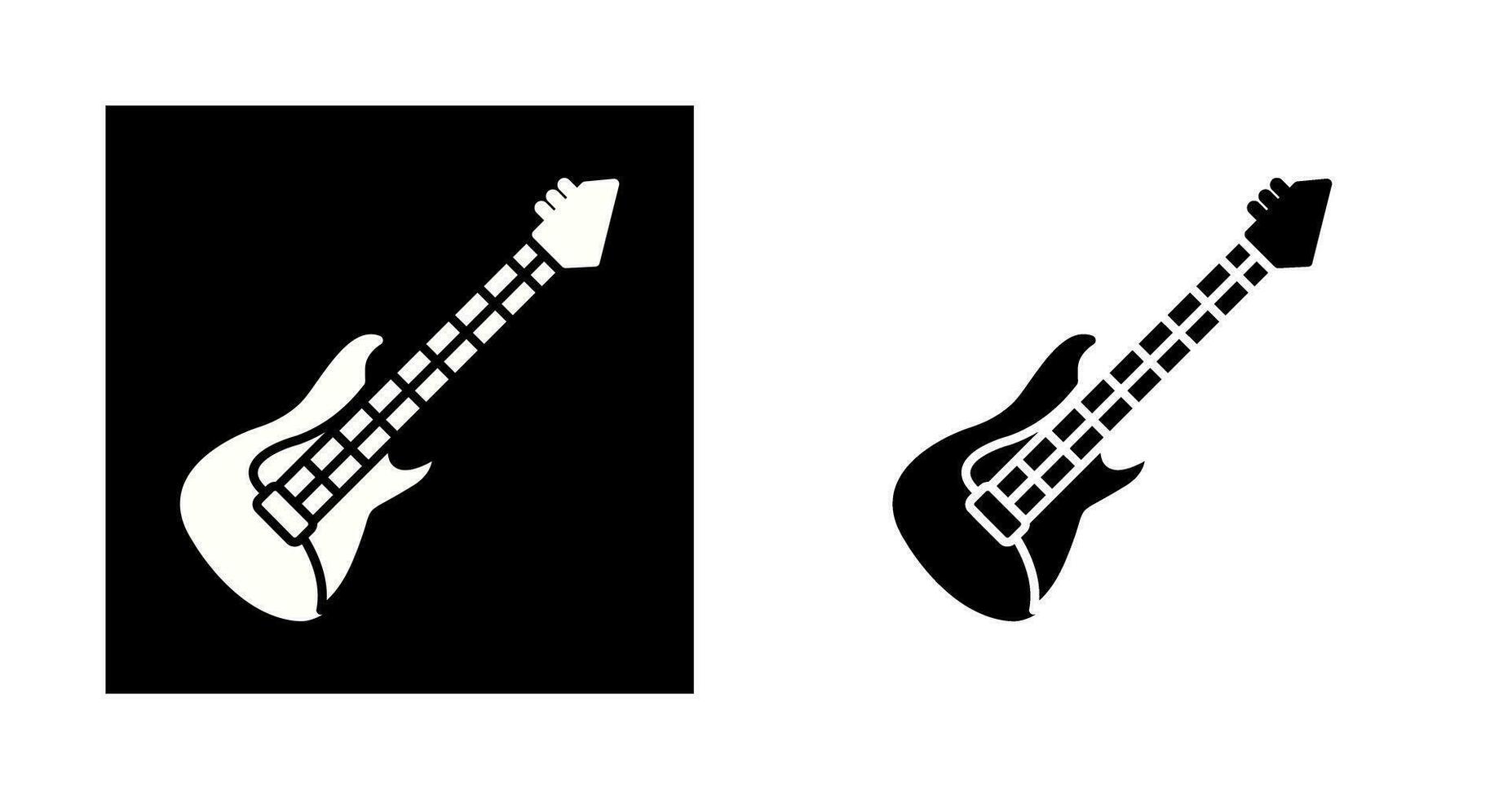 Electric Guitar Vector Icon