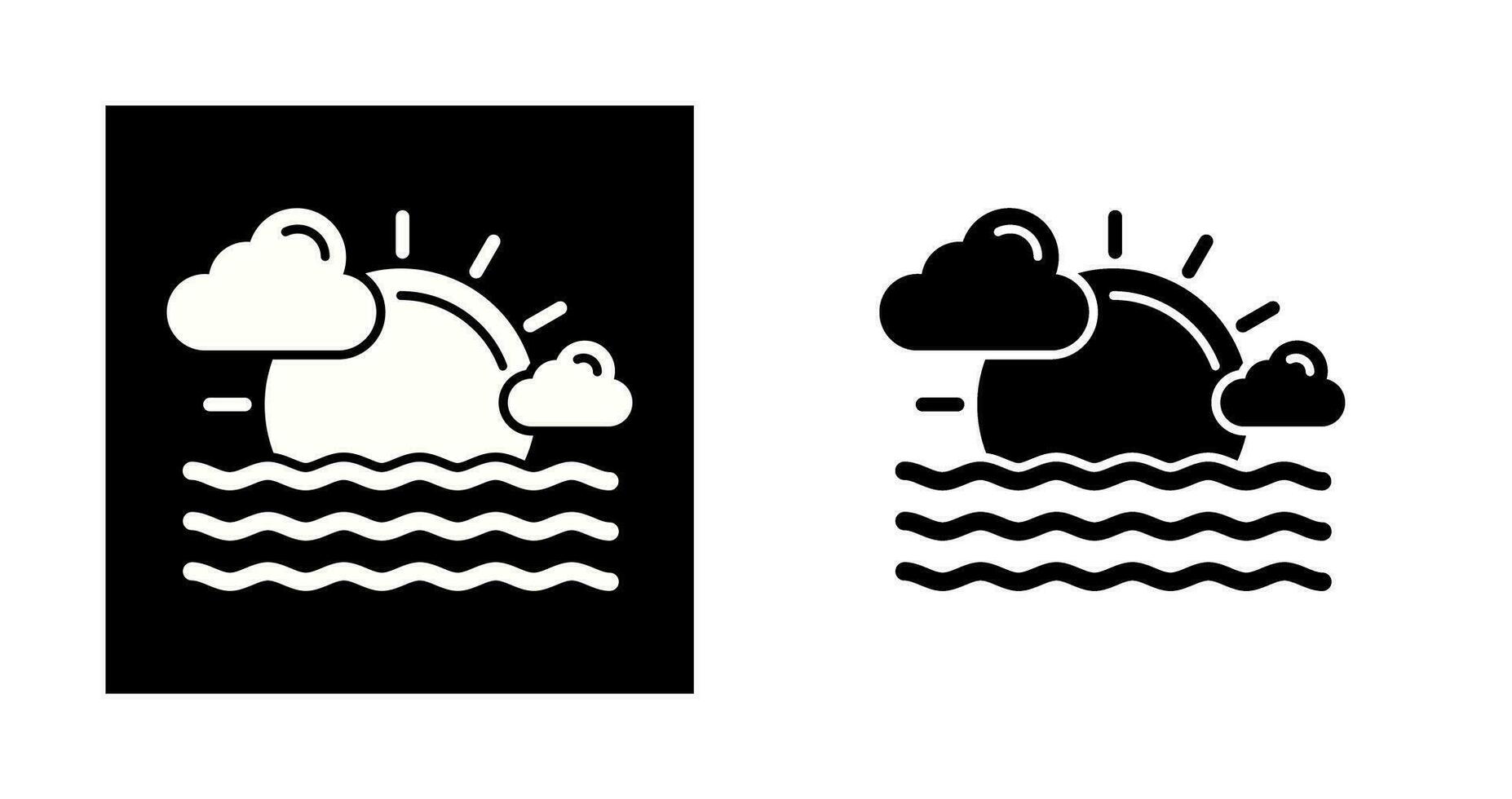 Sunset Vector Icon