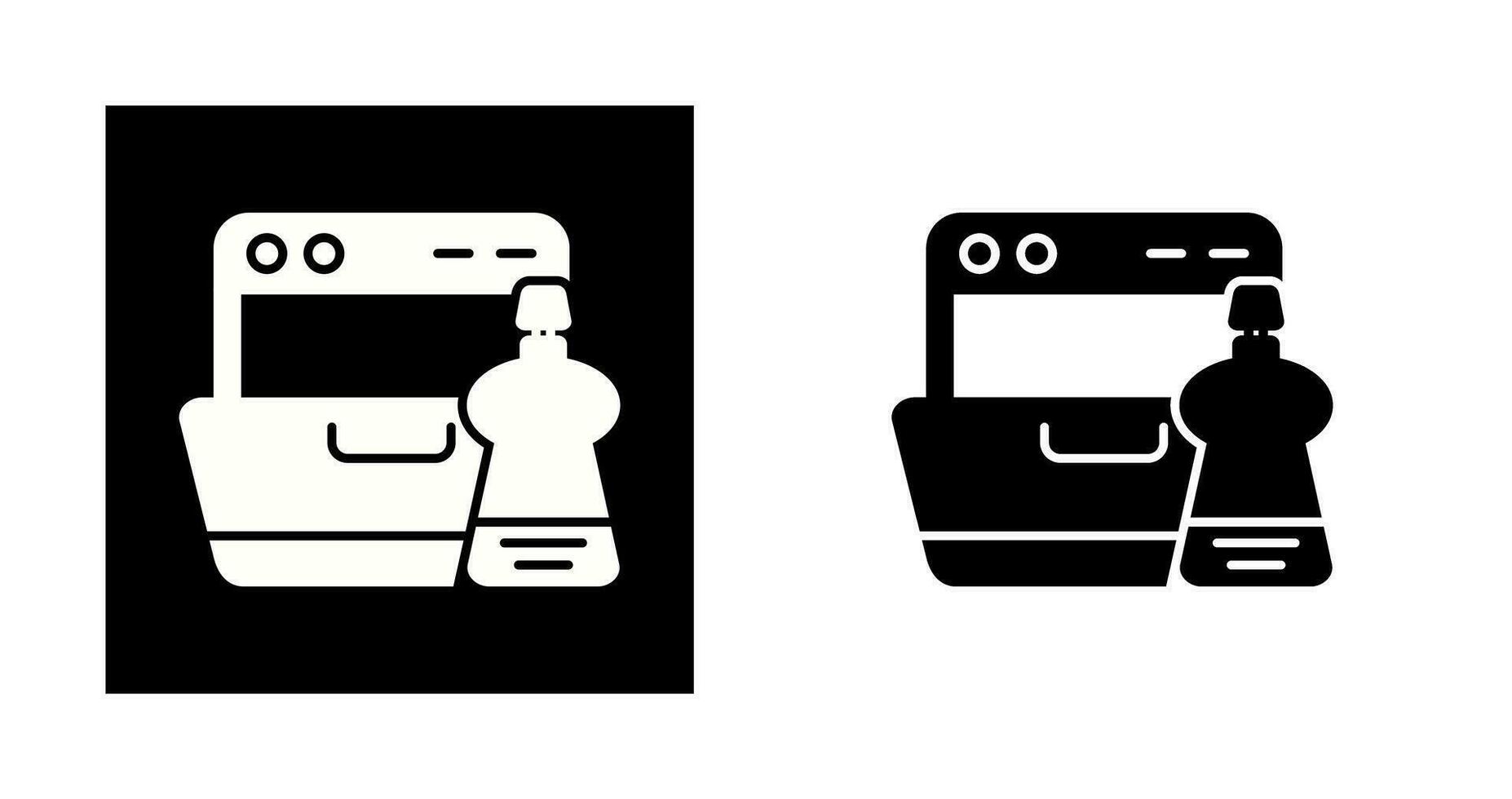 Washing Dishes Vector Icon