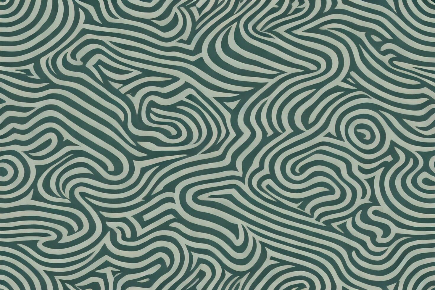 Abstract fractal composition with various geometrical shapes. ai generative photo