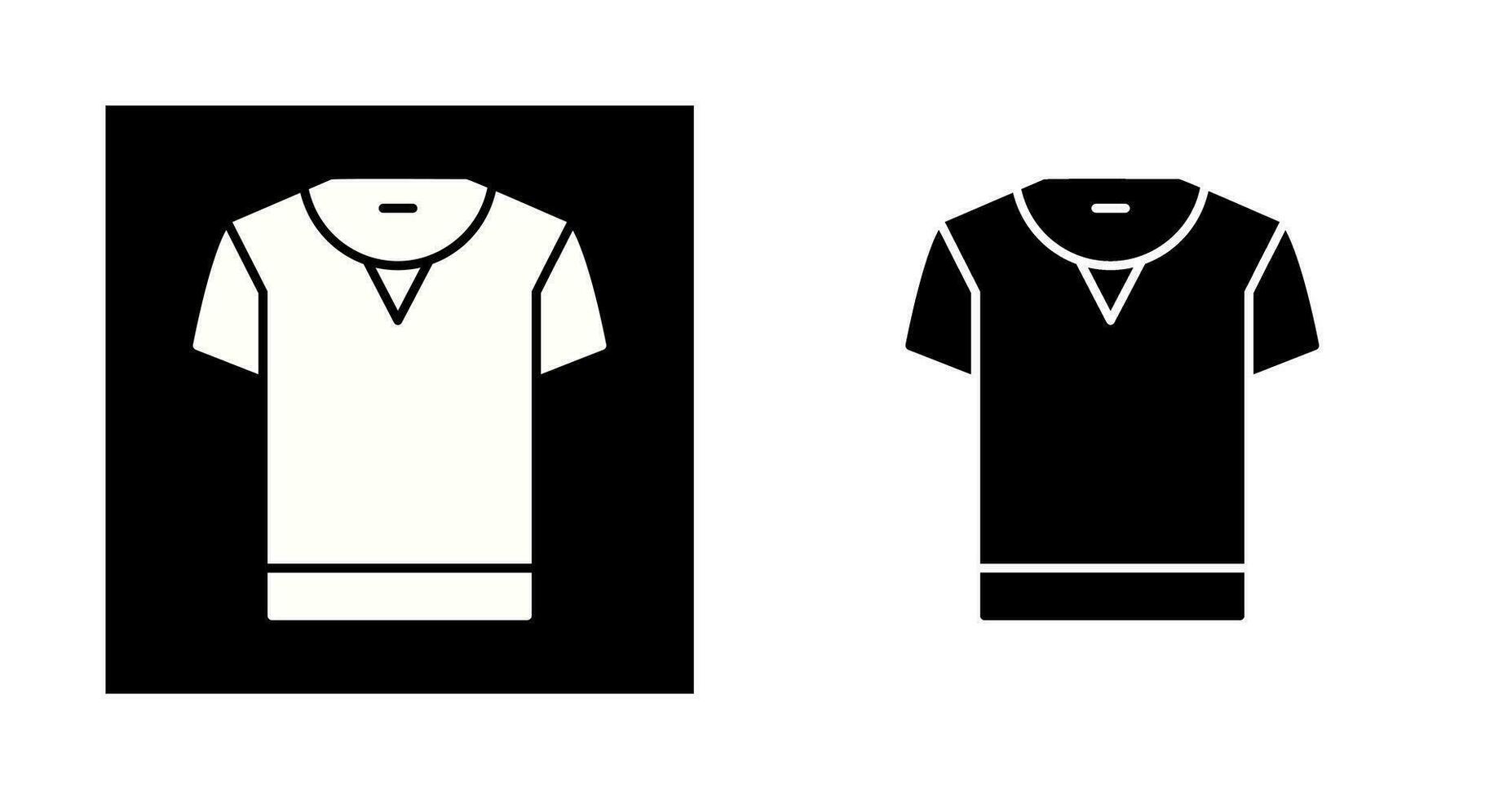 icono de vector de camiseta