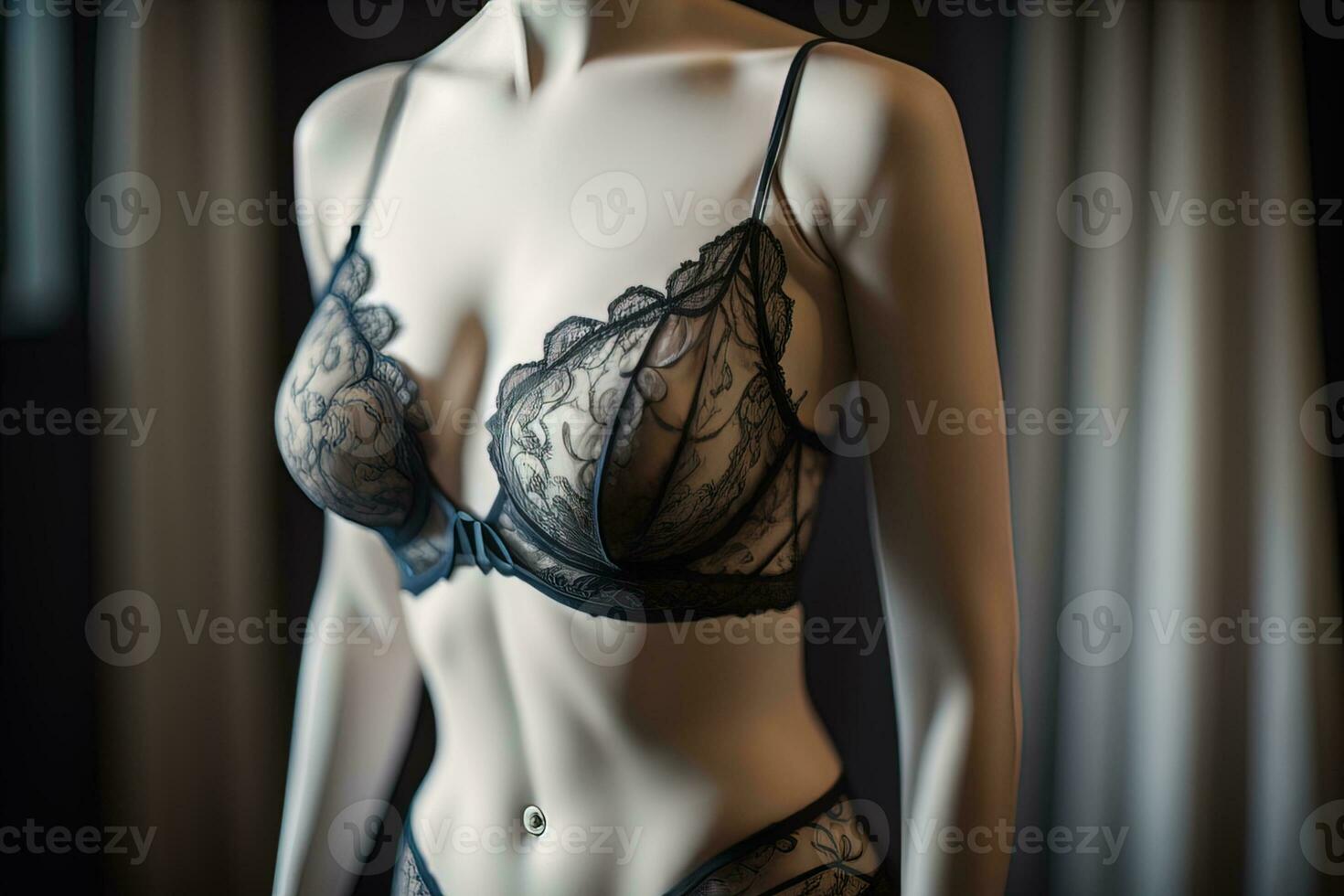 Sensual lingerie on a mannequin. ai generative photo