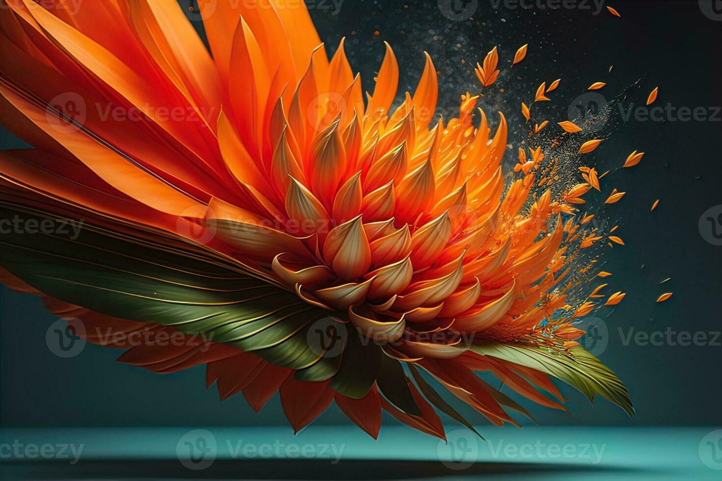 abstract background with colors, creative Design. ai generated photo