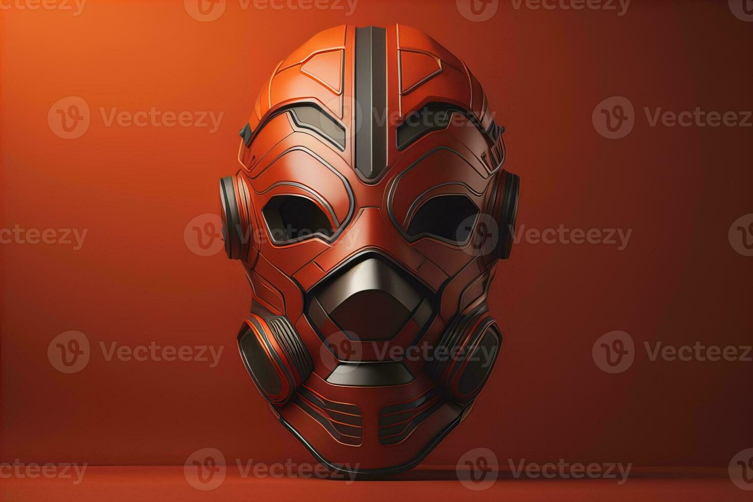 Mardi Gras mask isolated on solid color background. ai generative photo