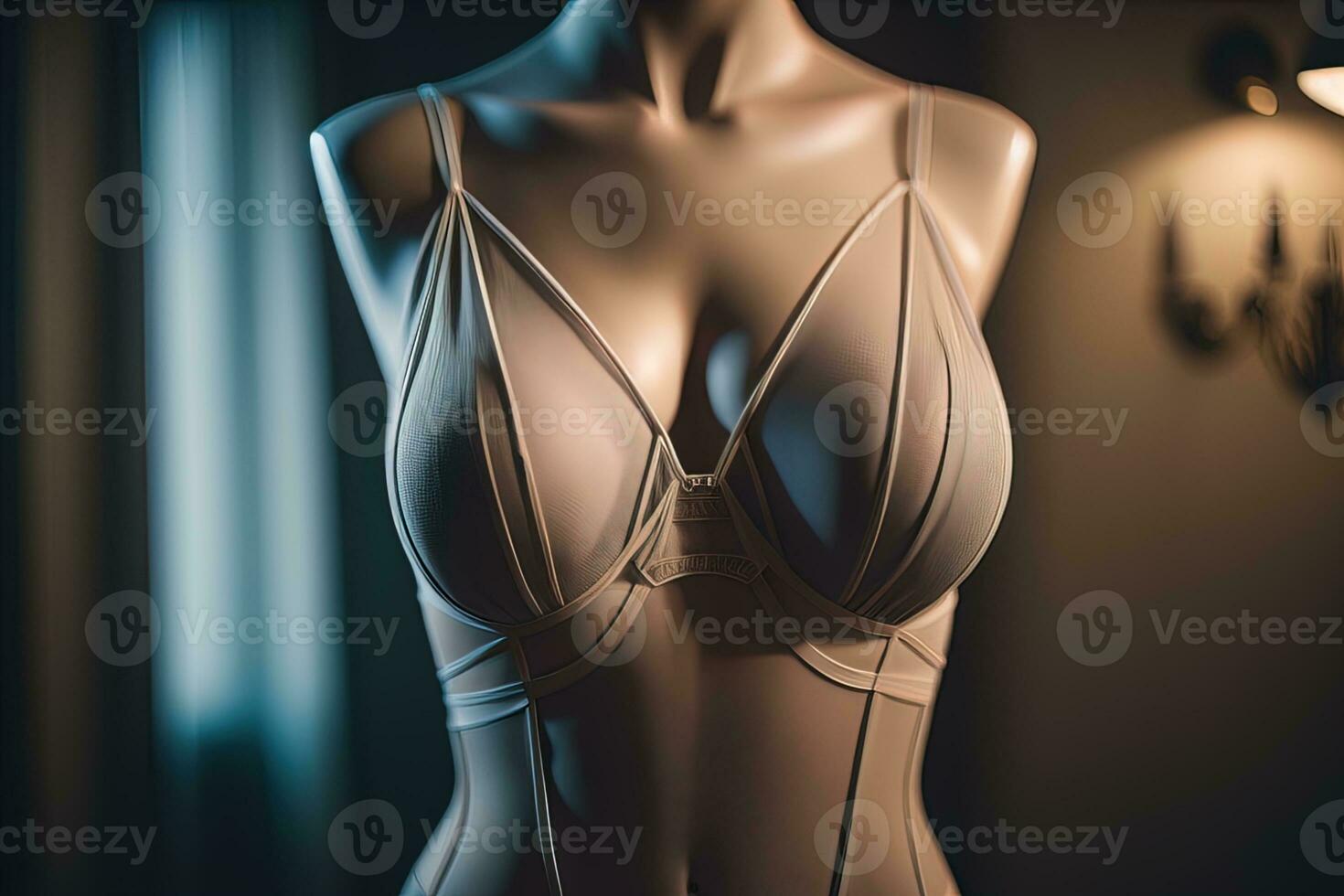 Sensual lingerie on a mannequin. ai generative photo