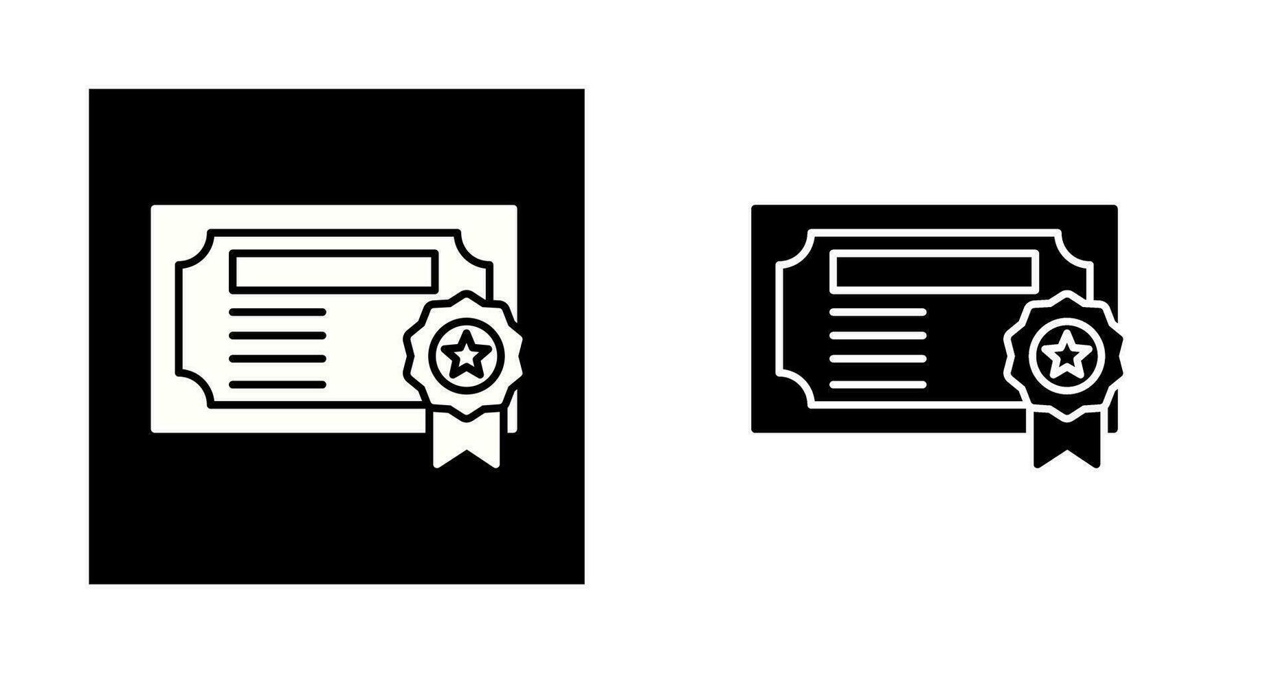 Certificate Vector Icon