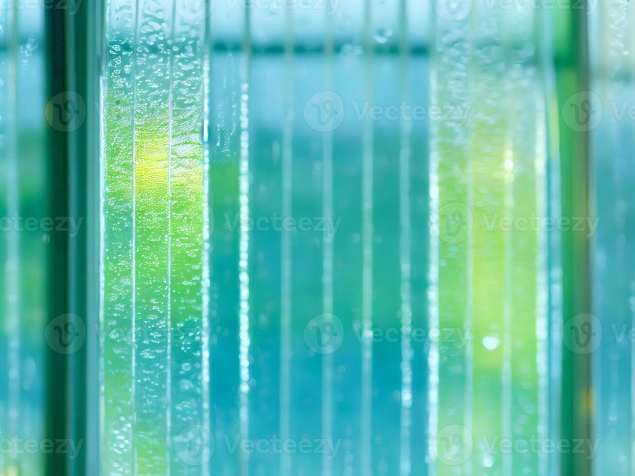 Close up water rain drop stain on window glass abstract background image, AI Generative photo