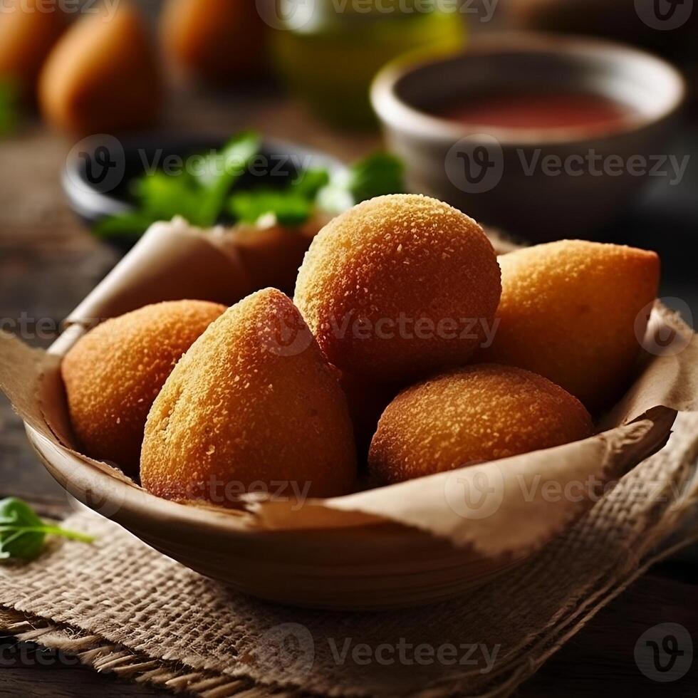 Brazilin snack Coxinha photo