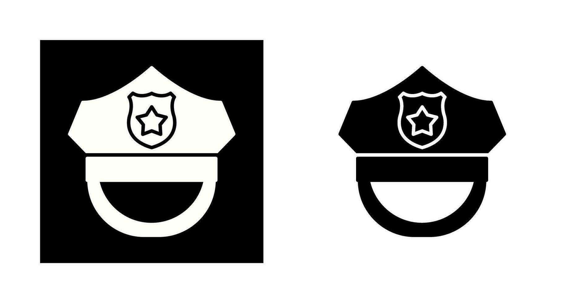 Police Hat Vector Icon