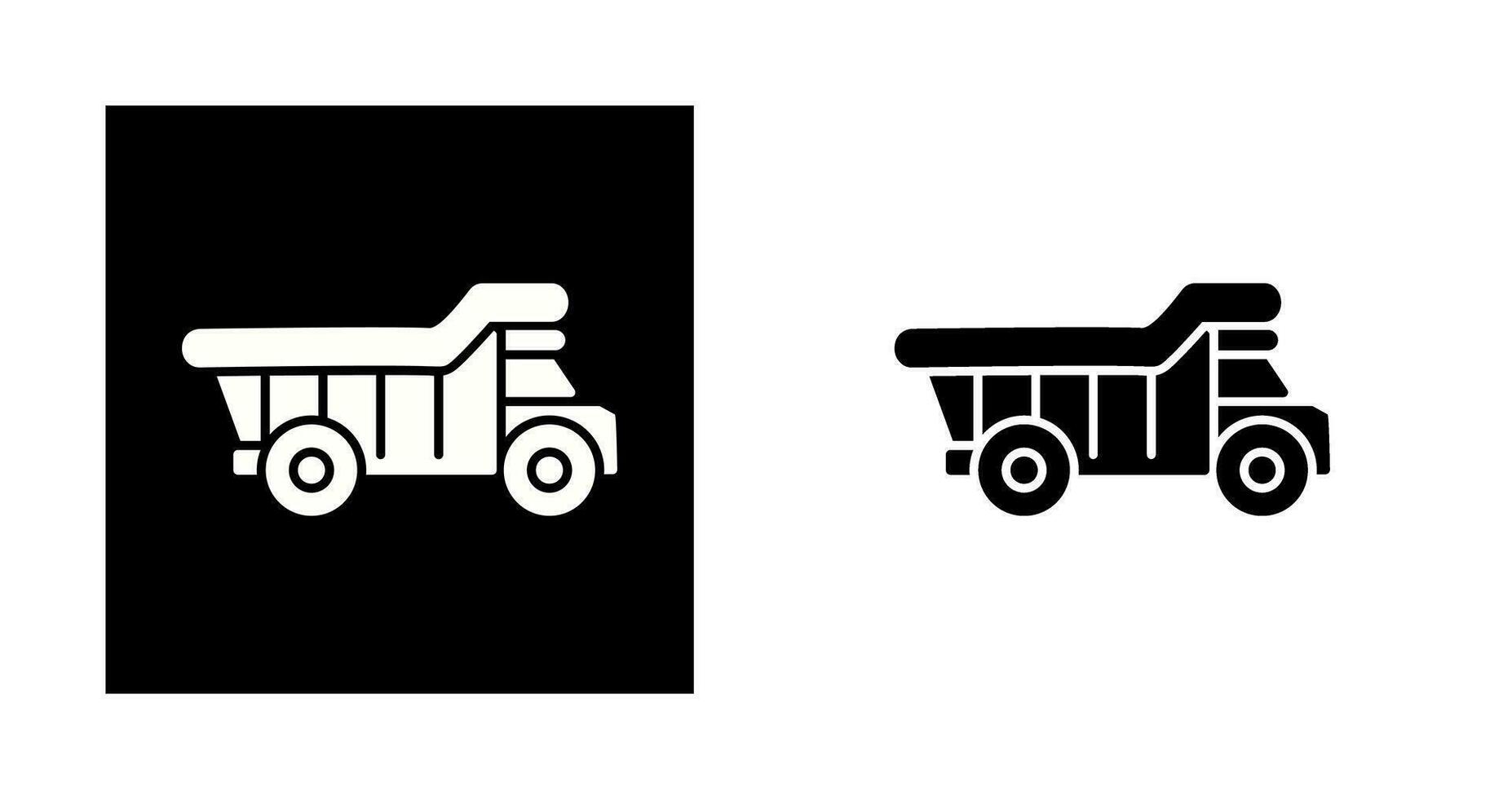 Dump Truck Vector Icon