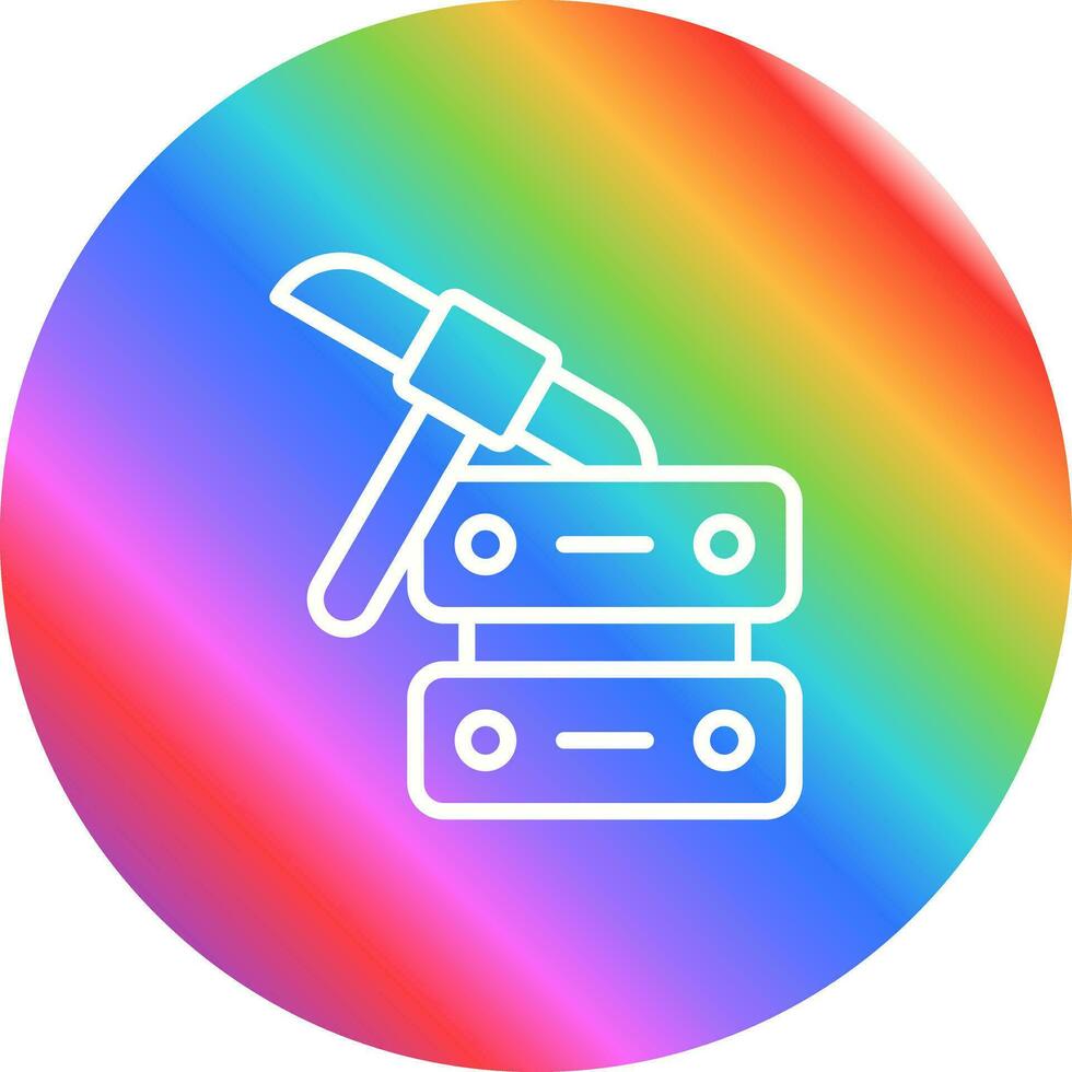 Data Mining Vector Icon