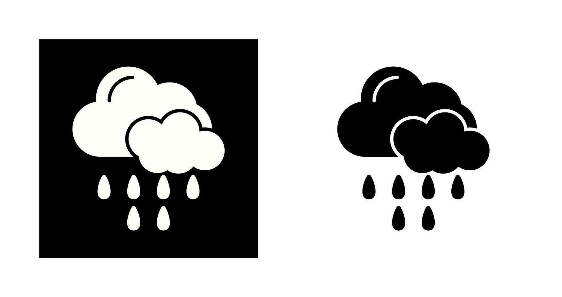 Rain Vector Icon