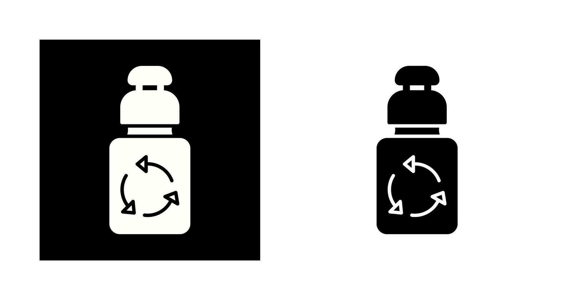 Eco Bottle Vector Icon