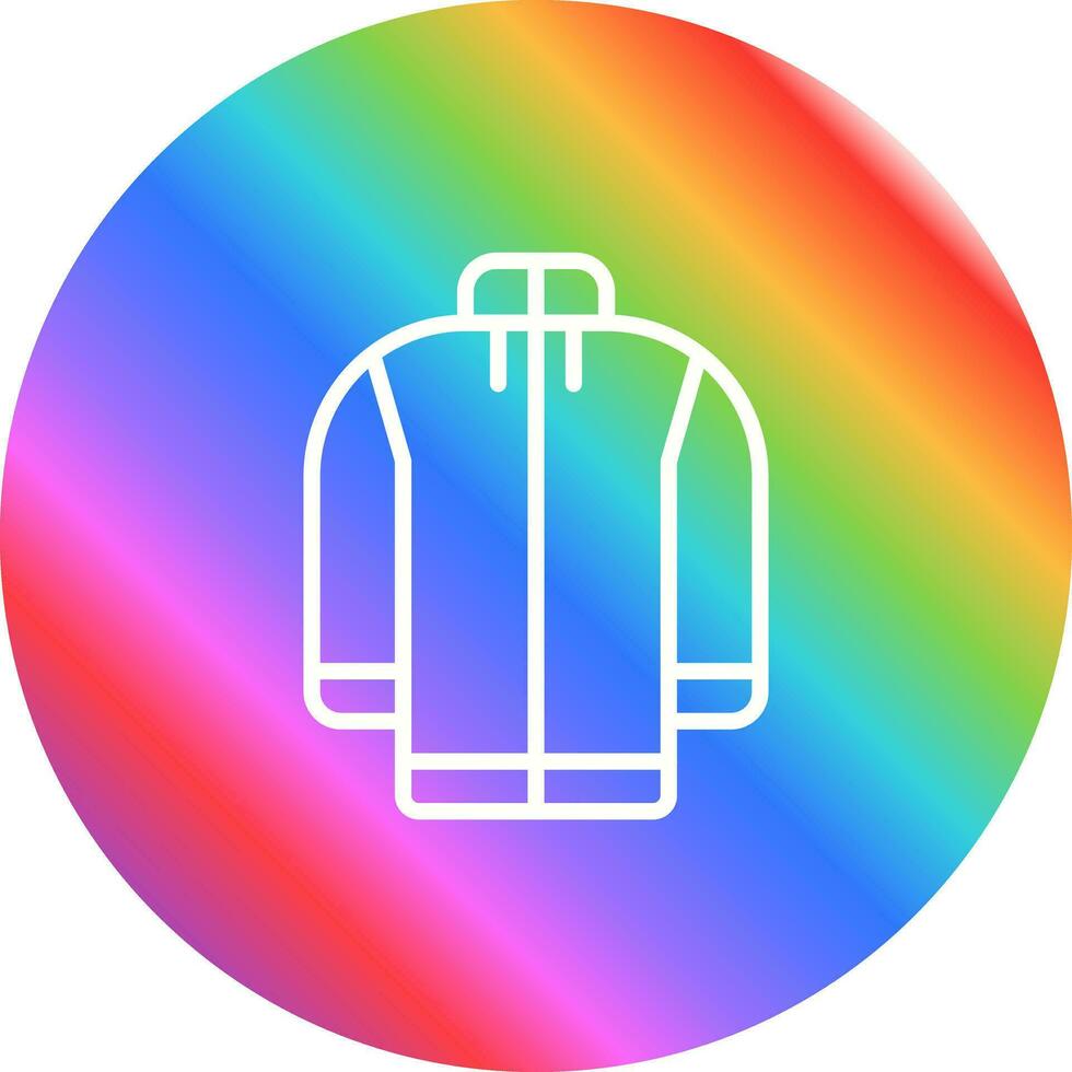 Fleece jacket Vector Icon