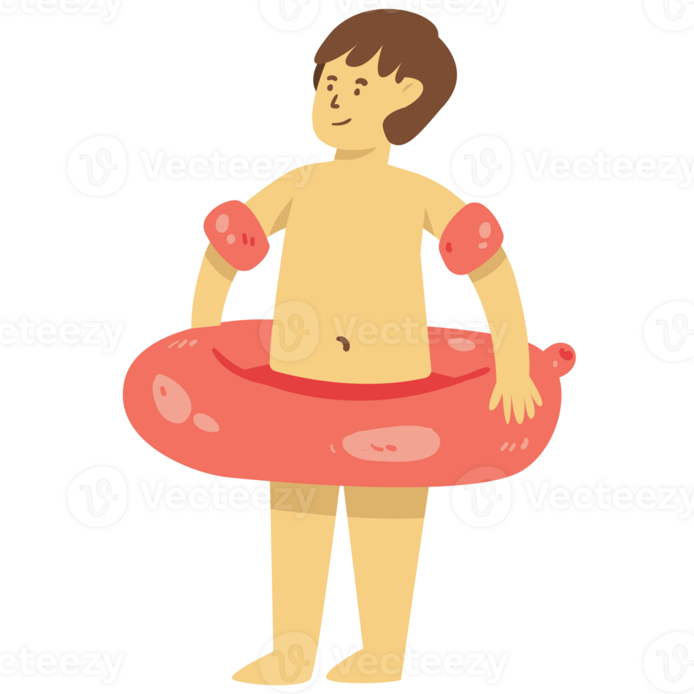 Kids Beach Days Color 2D Illustrations png