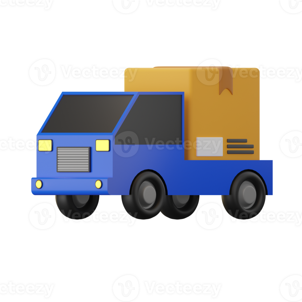 Truck Logistic Logistic 3D Illustrations png