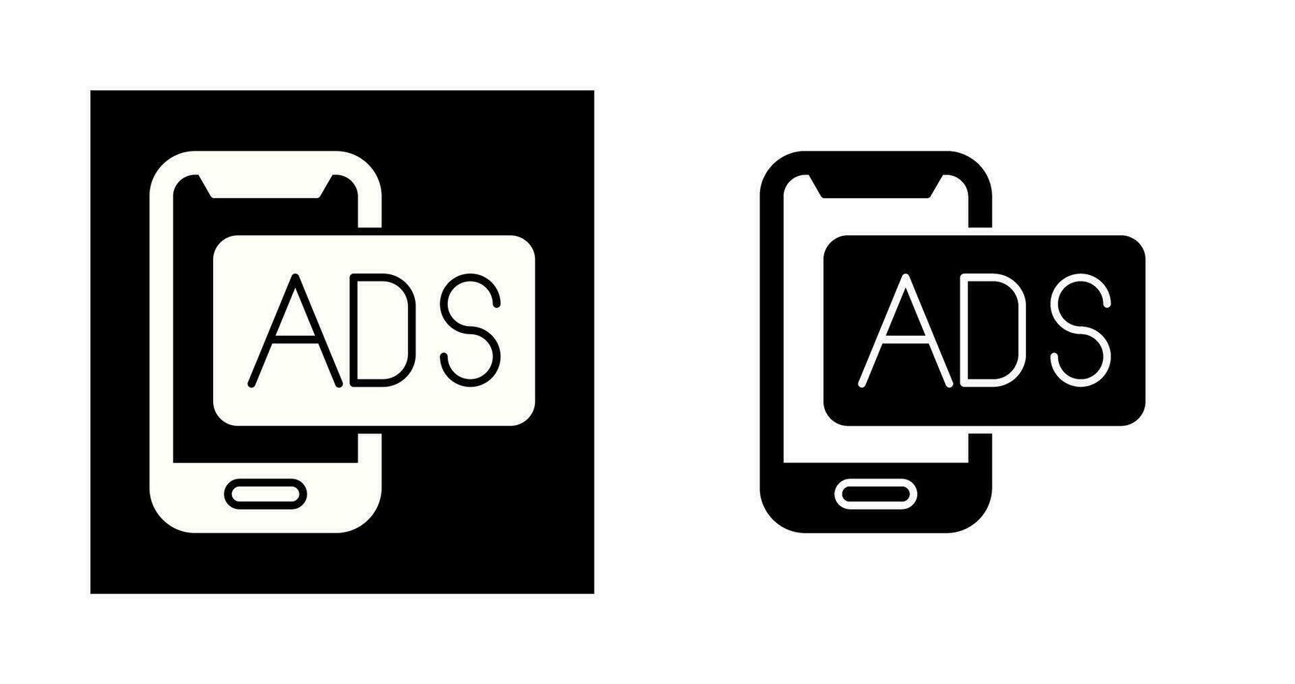 Mobile Advertising Vector Icon