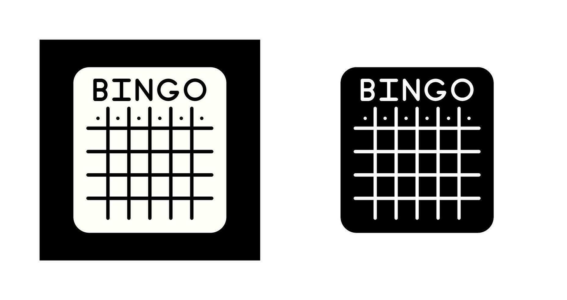 Bingo Vector Icon