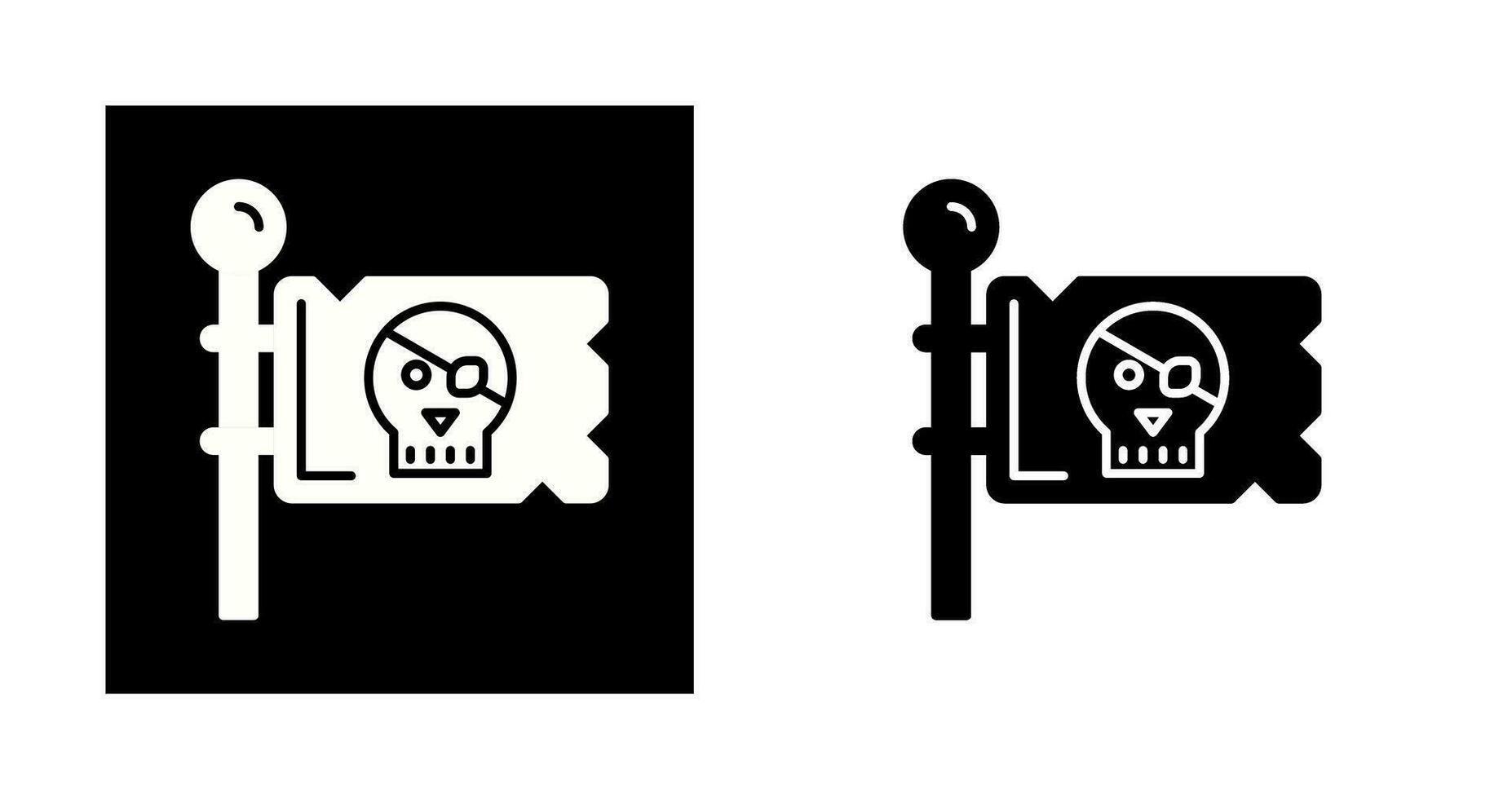 Pirate Flag Vector Icon