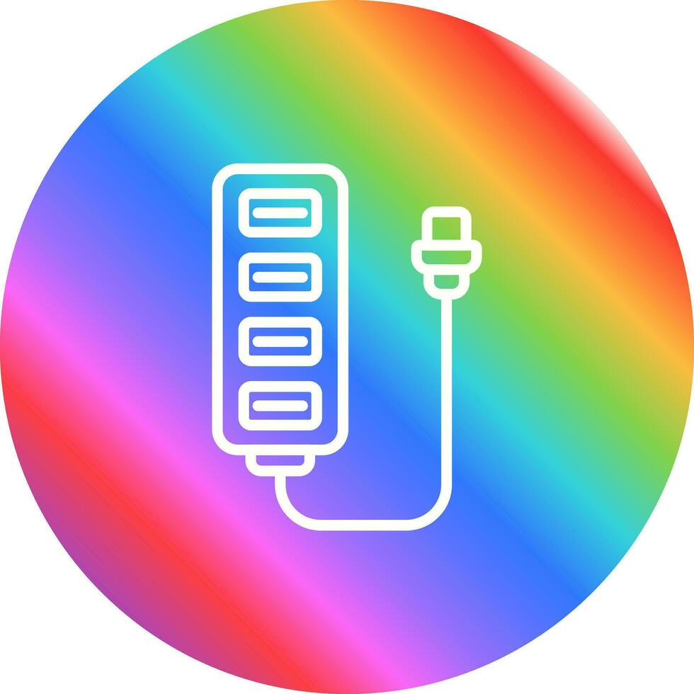 USB Hub Vector Icon