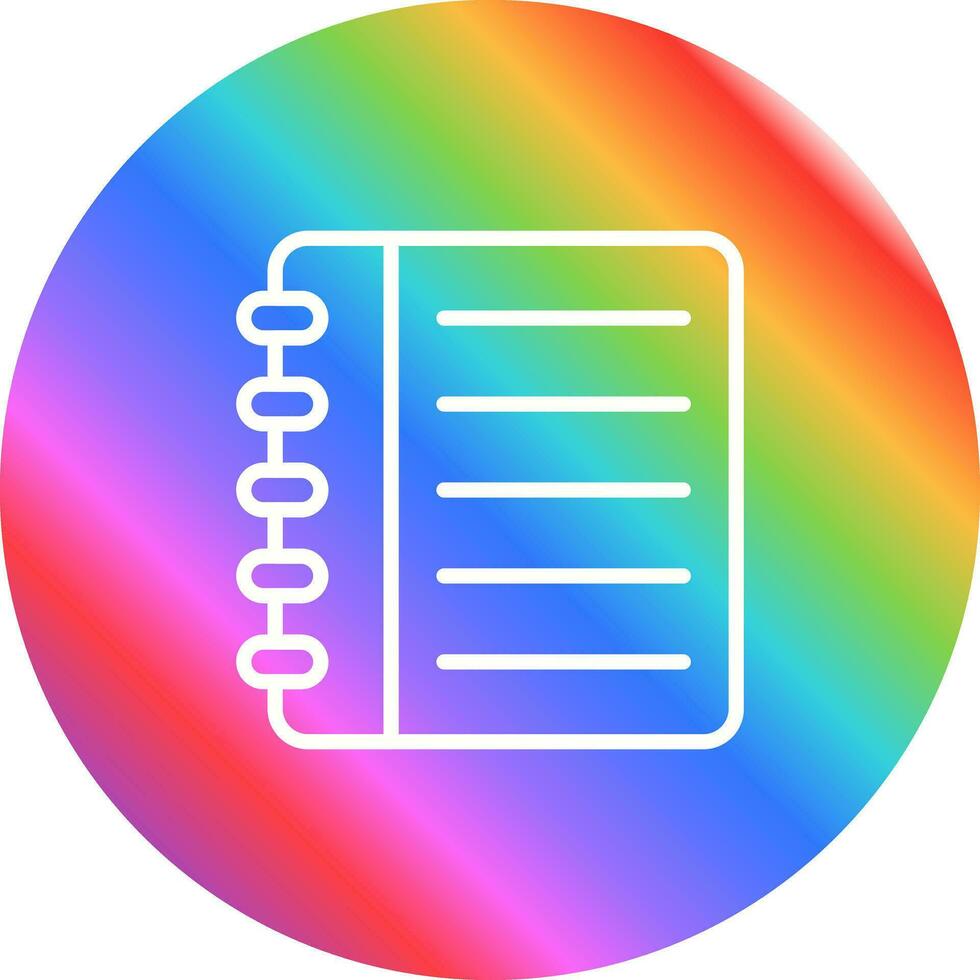 Textbook Vector Icon