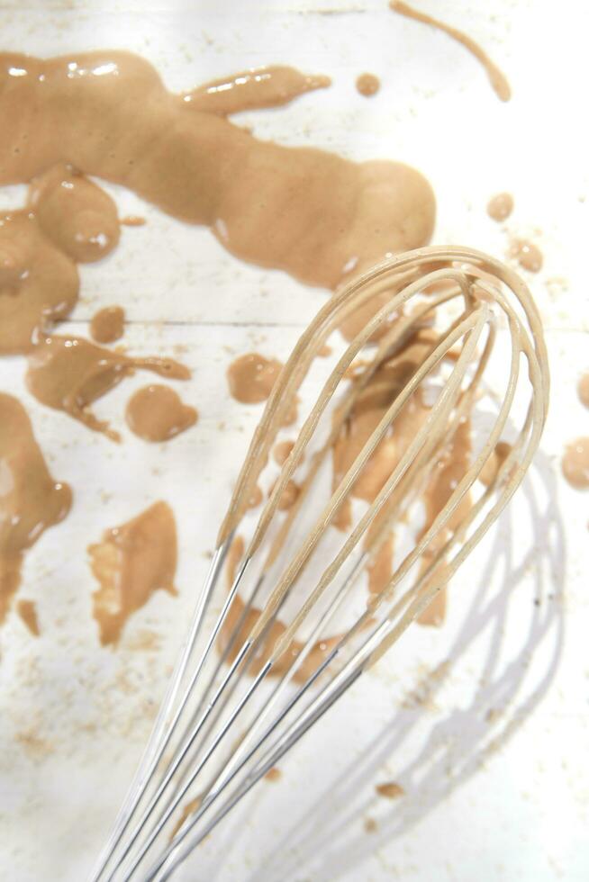 Composition of chestnut flour photo