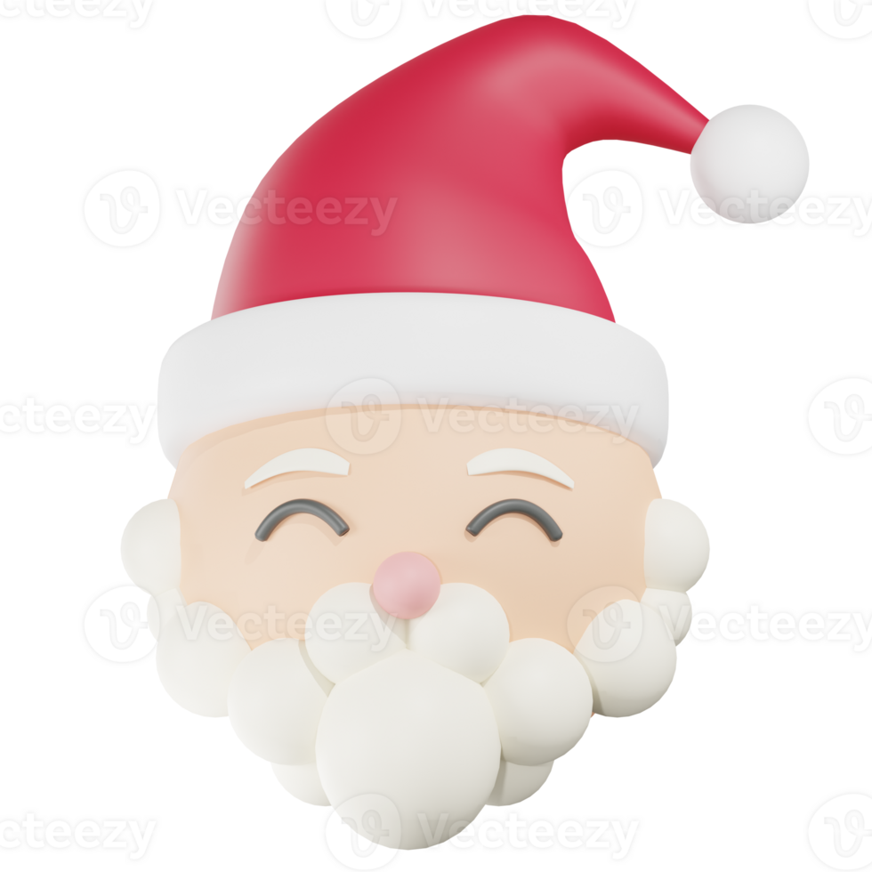 Santa Claus Christmas 3D Illustration png