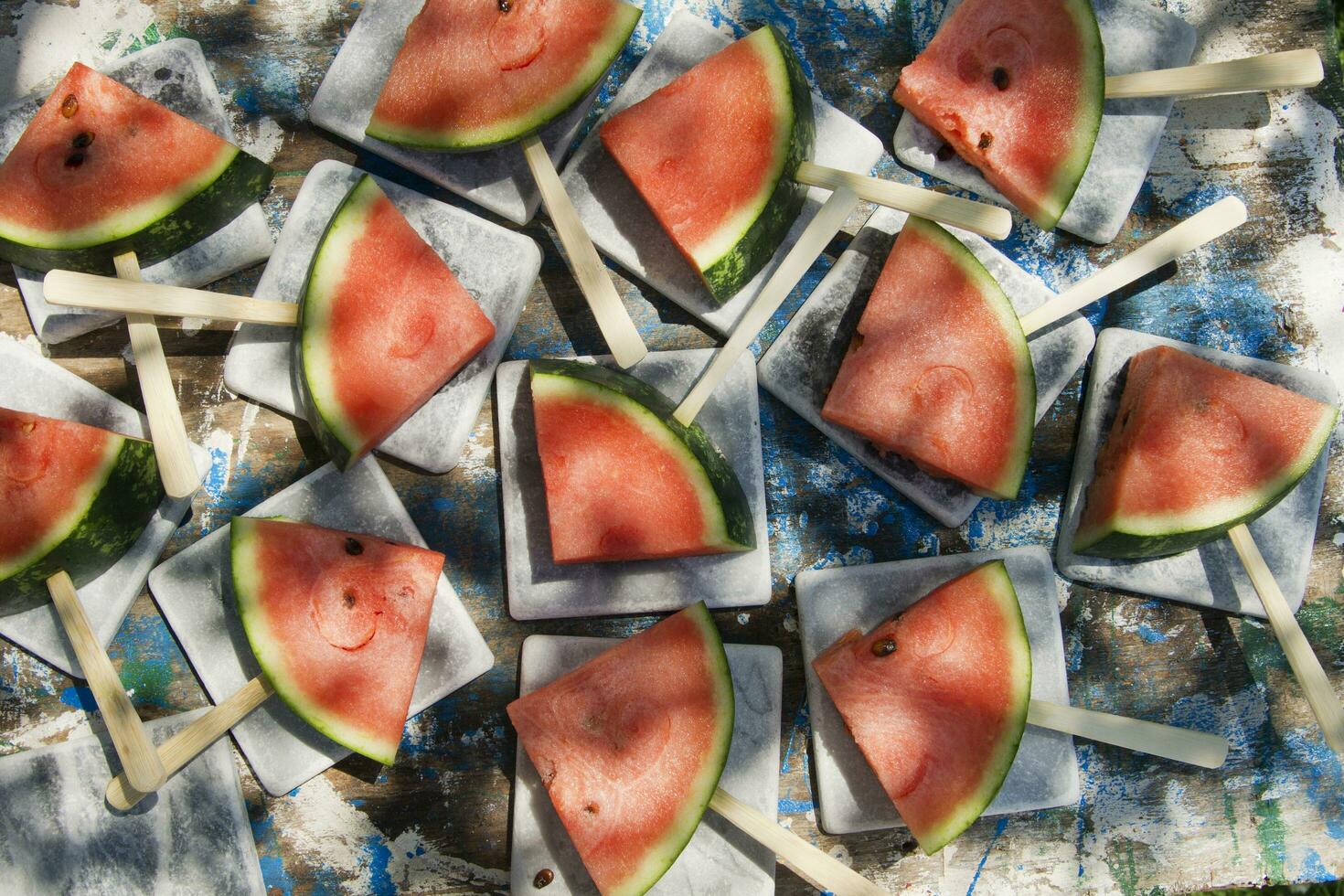 Slices of watermelon photo