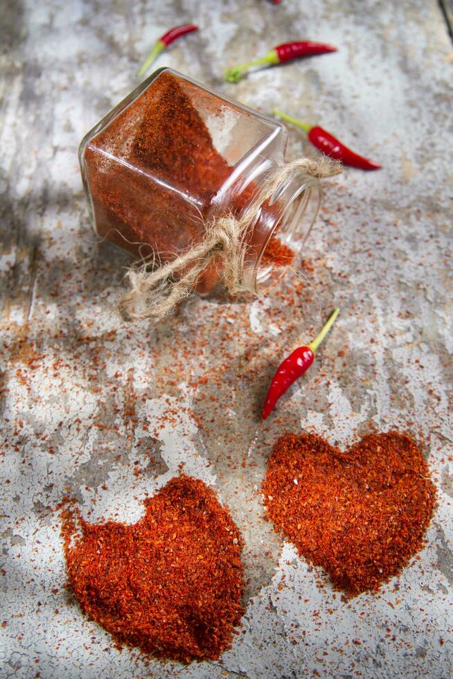 The heart of chilli photo