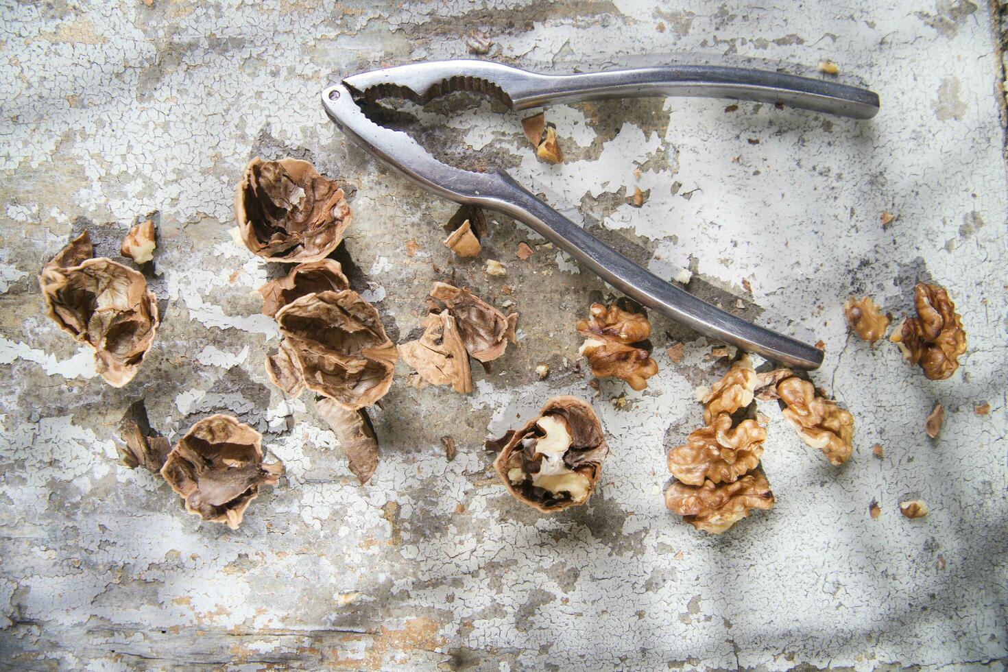 Nutcracker with nuts photo