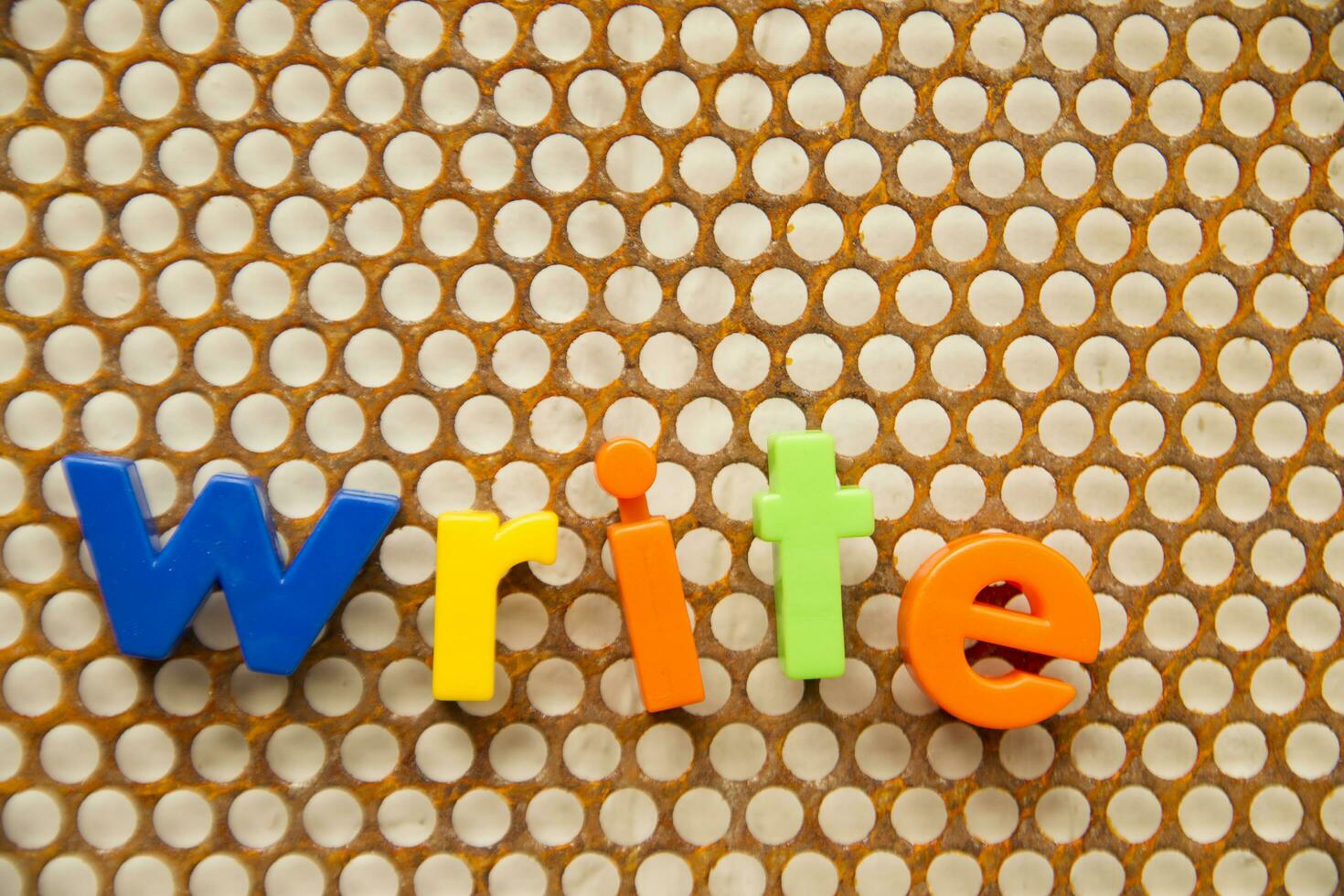 Letters and numbers photo