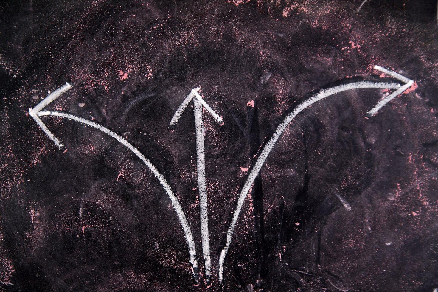 a chalk drawing of a man and a woman photo