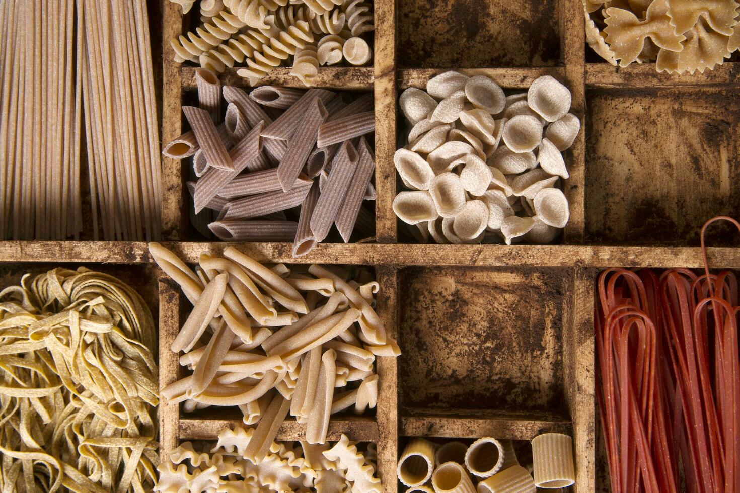 Whole wheat pasta photo