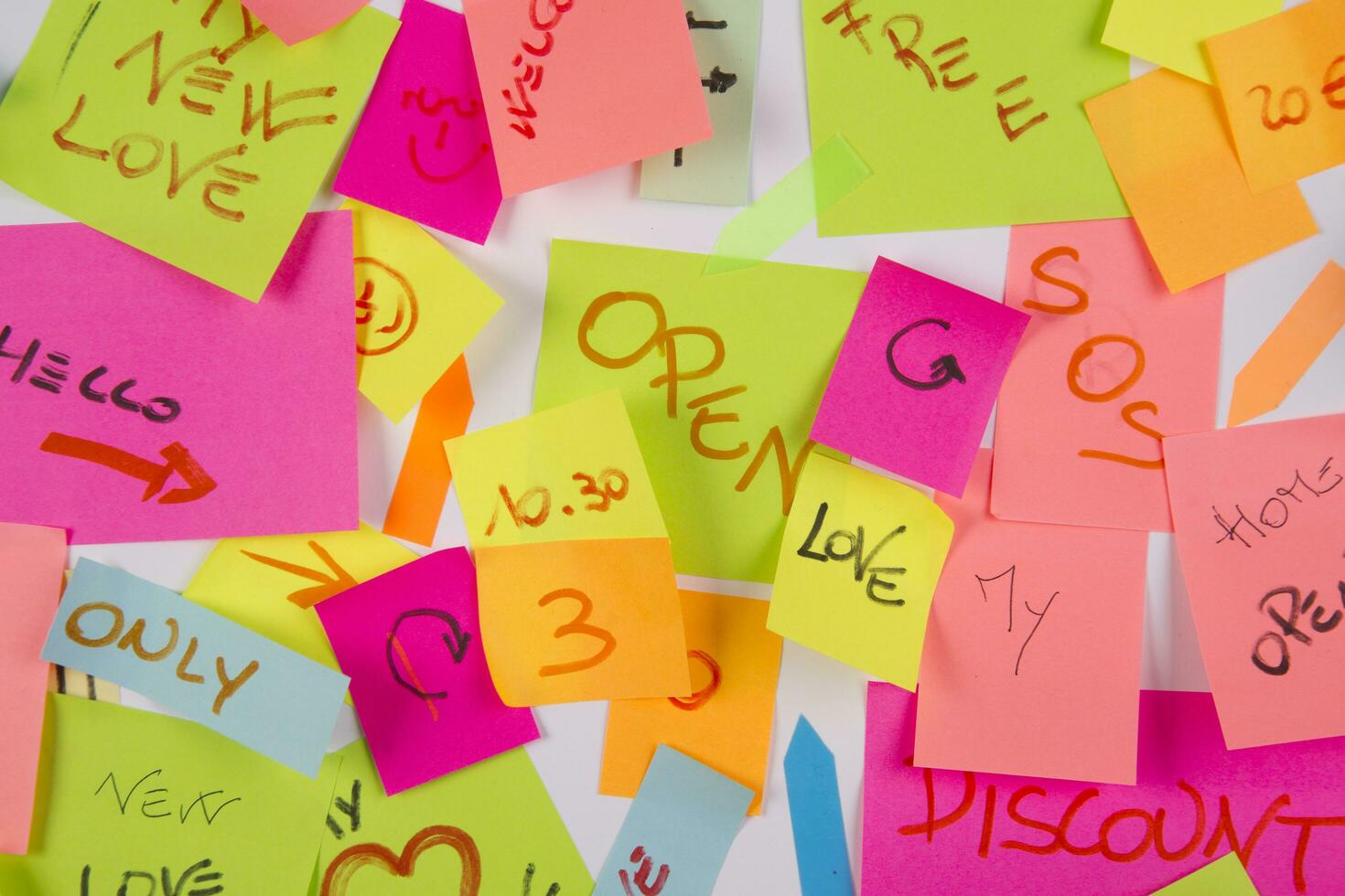 Notes of the day photo