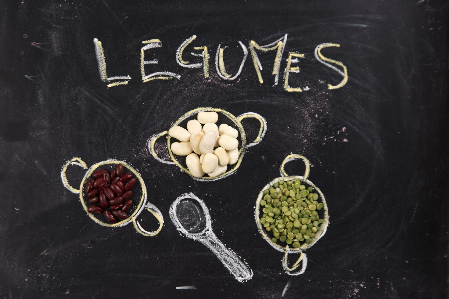 Variety of legumes photo