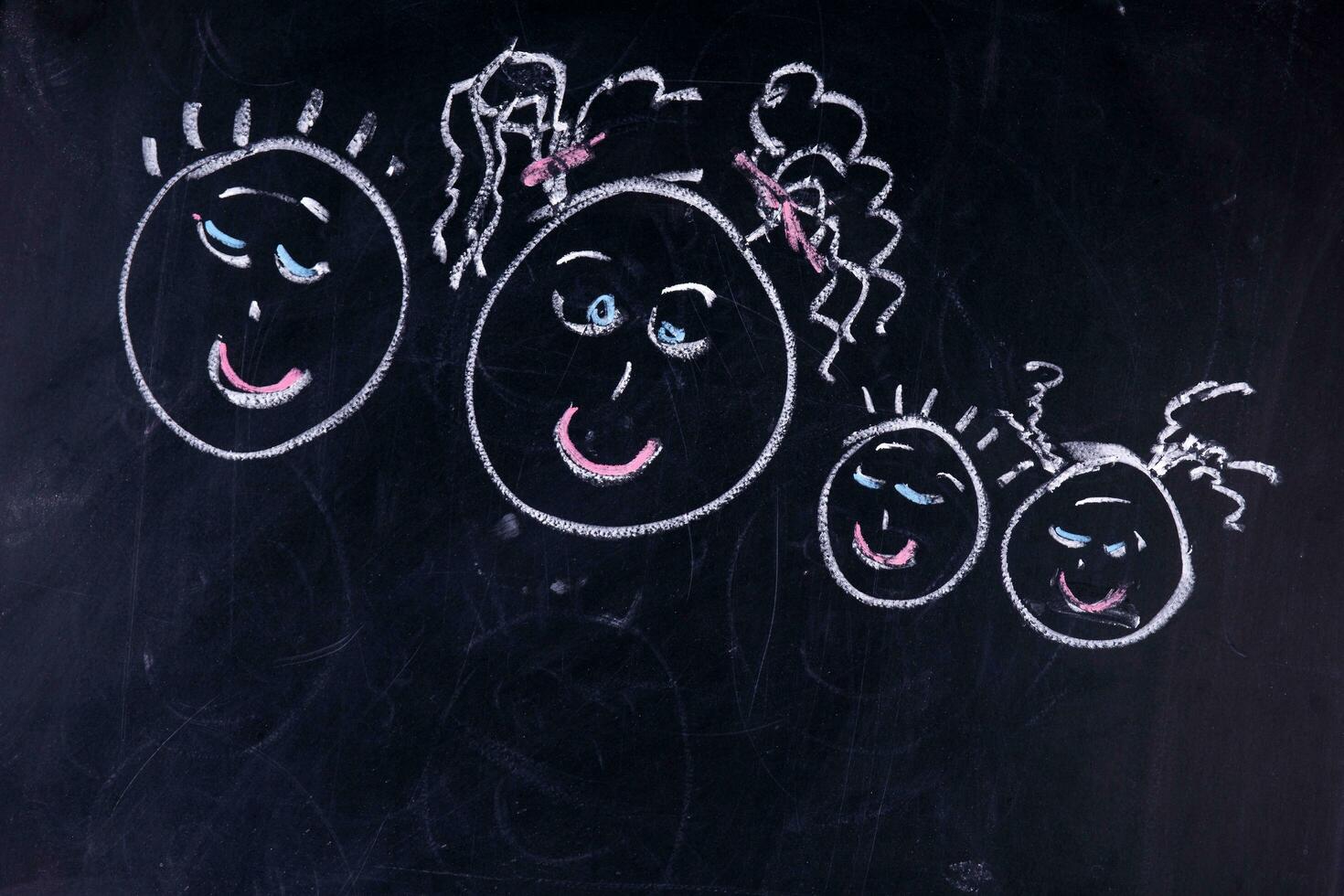 Family with children photo