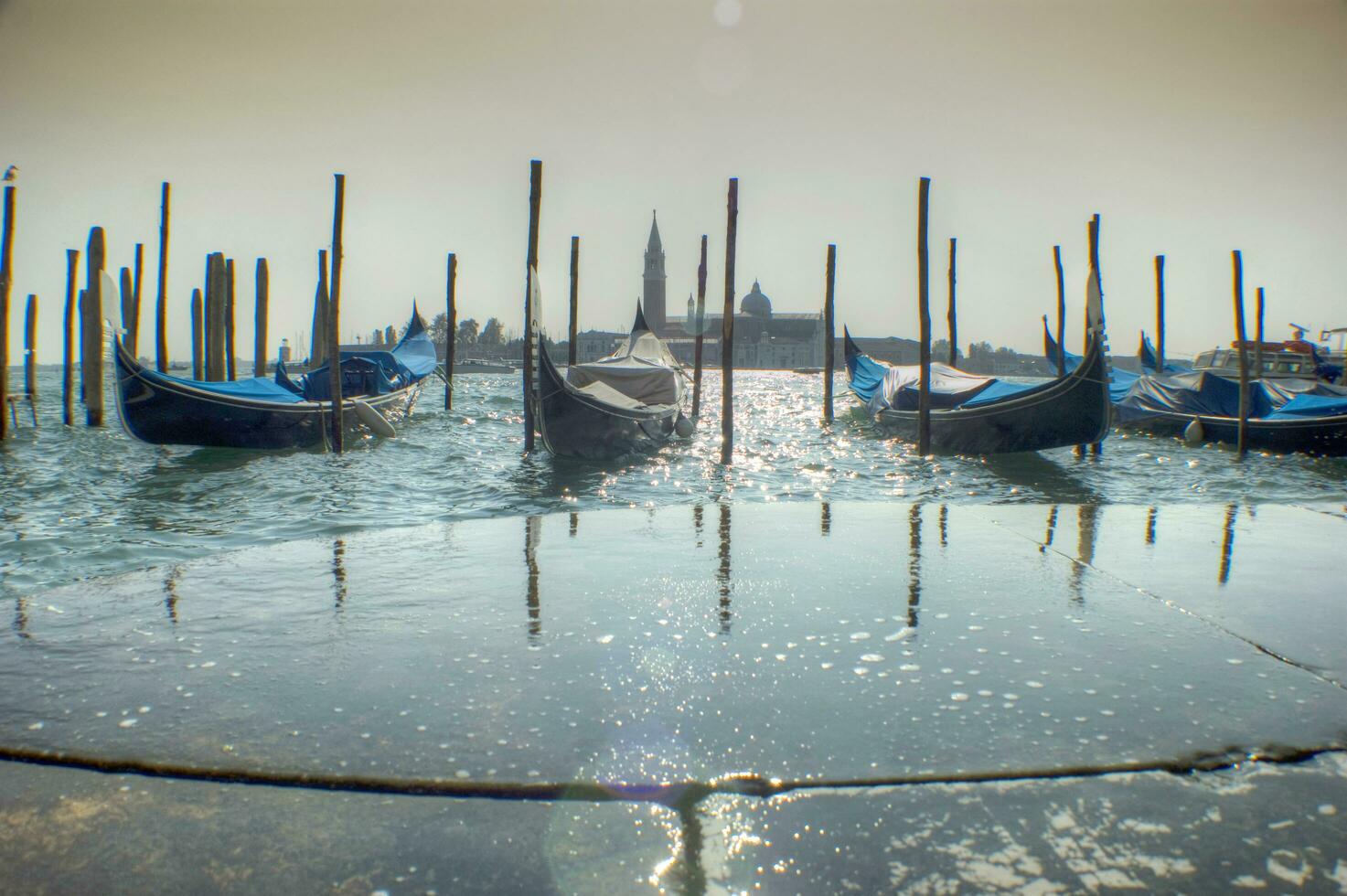 navegación en Venecia foto