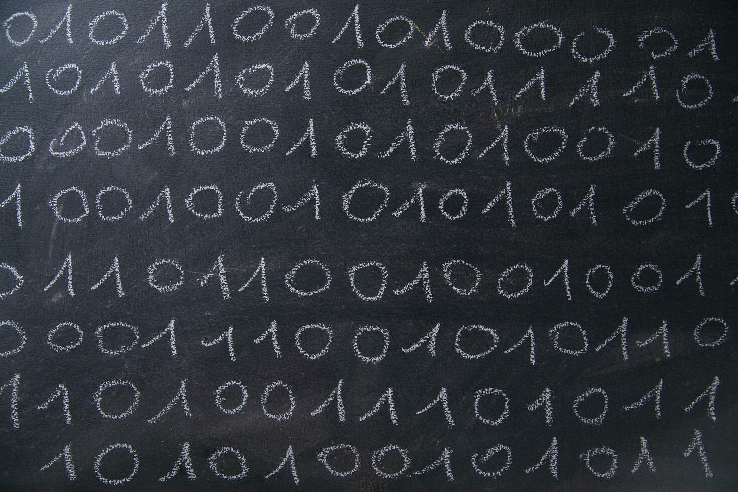Binary number system photo