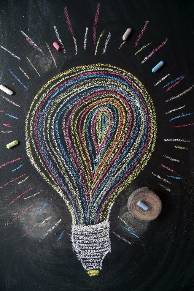 A multicolored idea photo