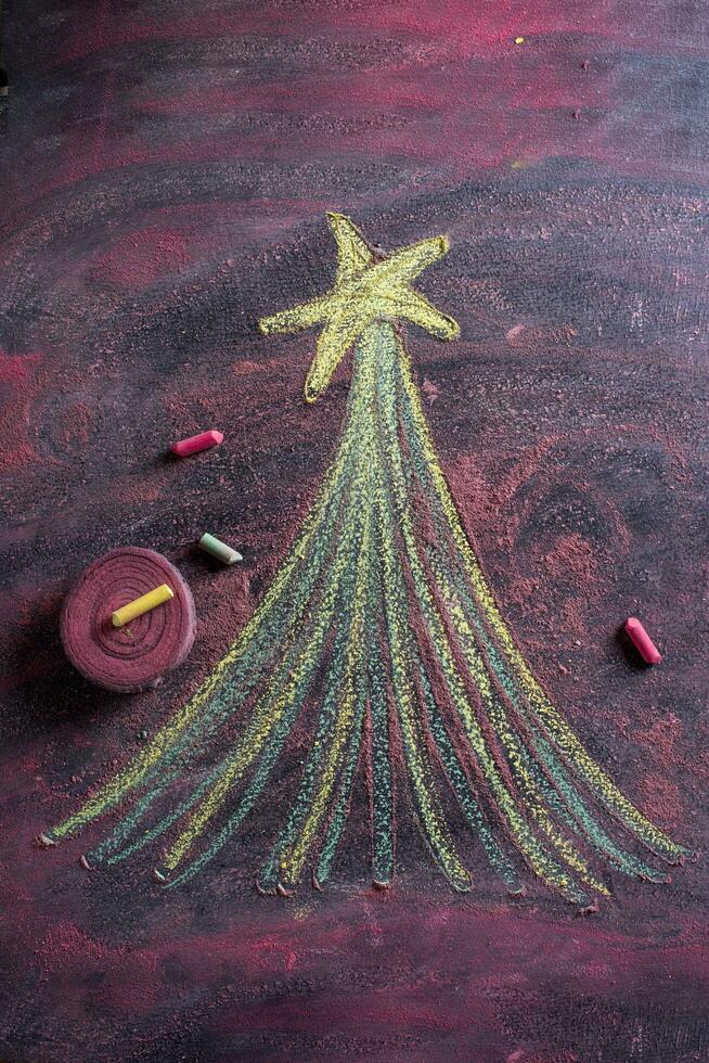 pequeño Navidad árbol foto