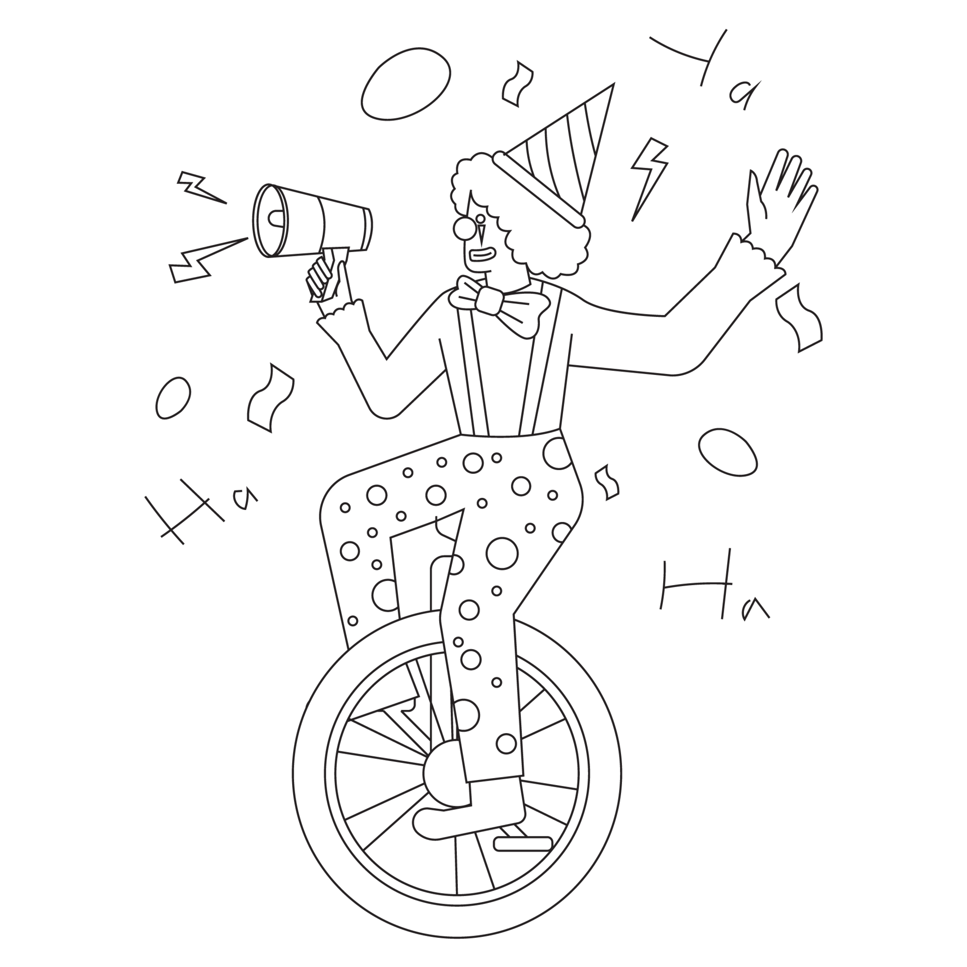 One Wheel Bike April Fools 2D Outline Illustrations 27085909 PNG one-wheel-bike-april-fools-2d-outline-illustrations-27085909-png