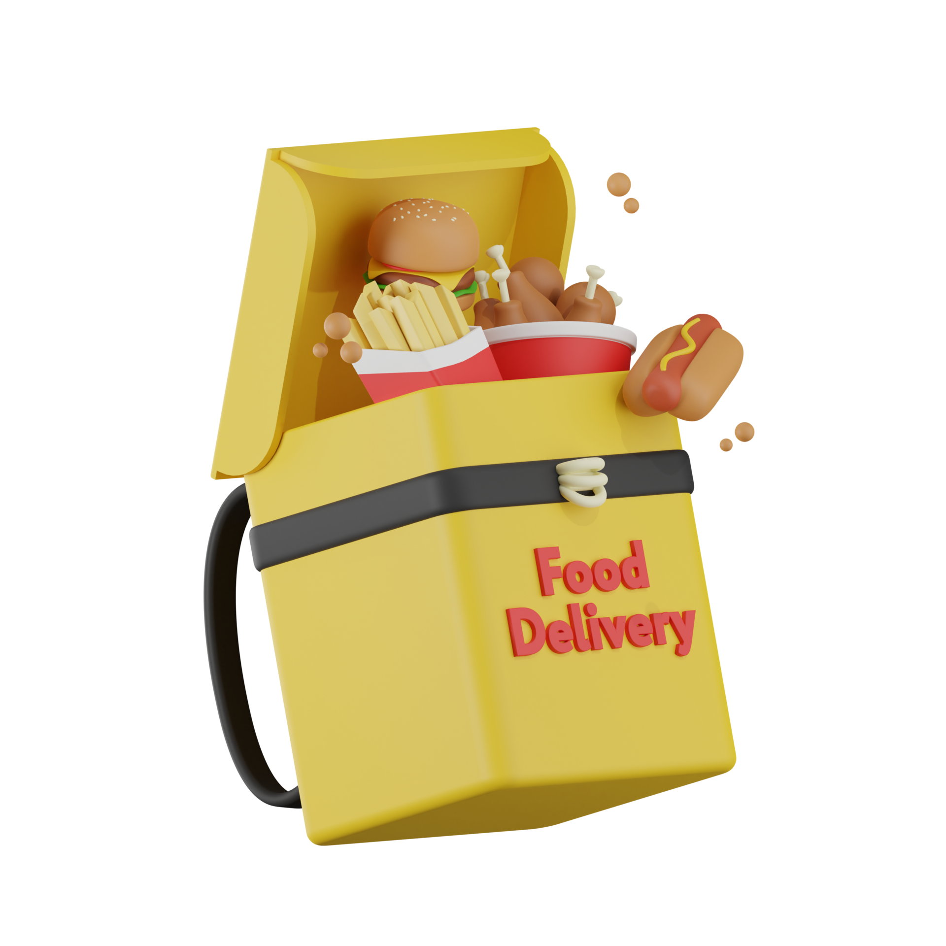 Bag Food Fast Food 3D Illustrations 27085940 PNG bag-food-fast-food-3d-illustrations-27085940-png