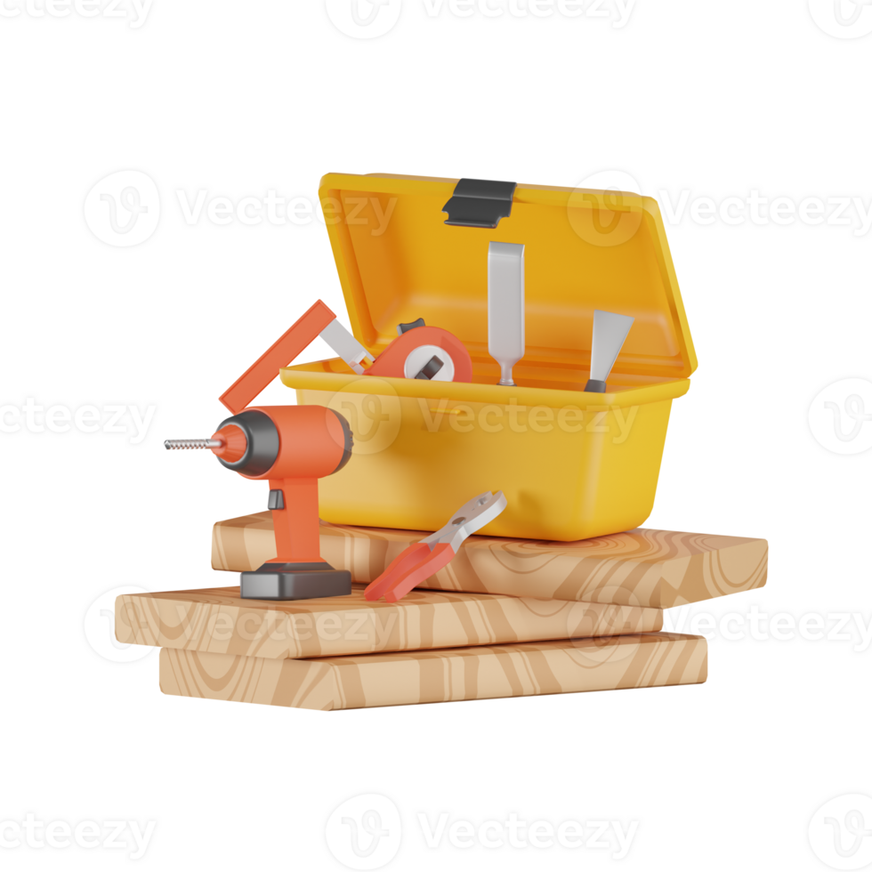 Tools Carpentry 10 3D Illustrations png