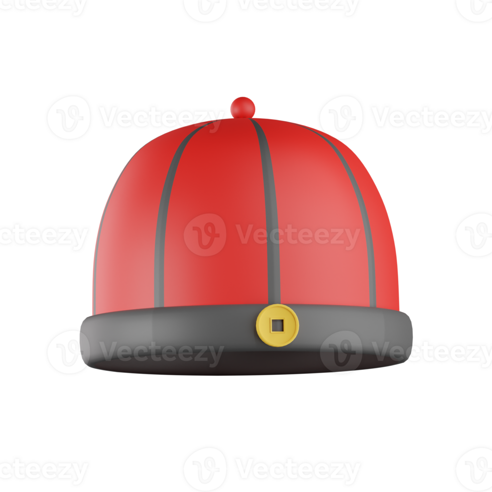 Hat Chinese New Year 3D Illustrations png