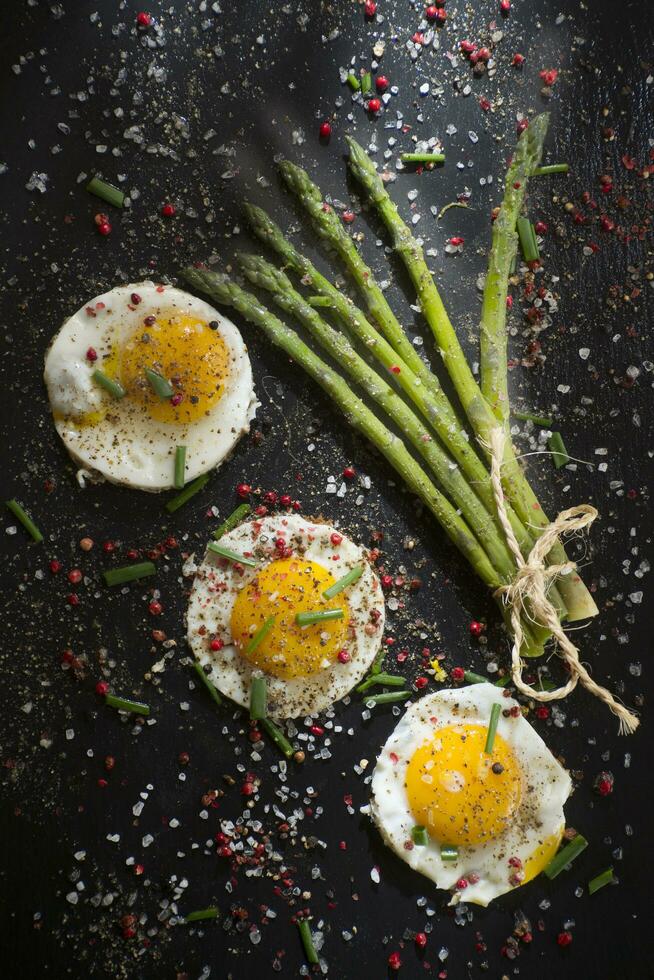 Eggs with Asparagus photo