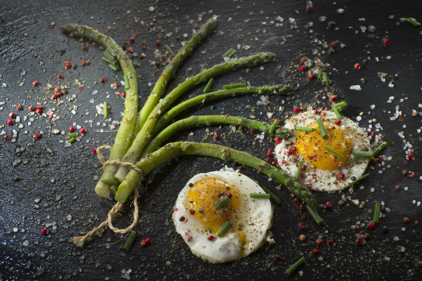 Eggs with Asparagus photo