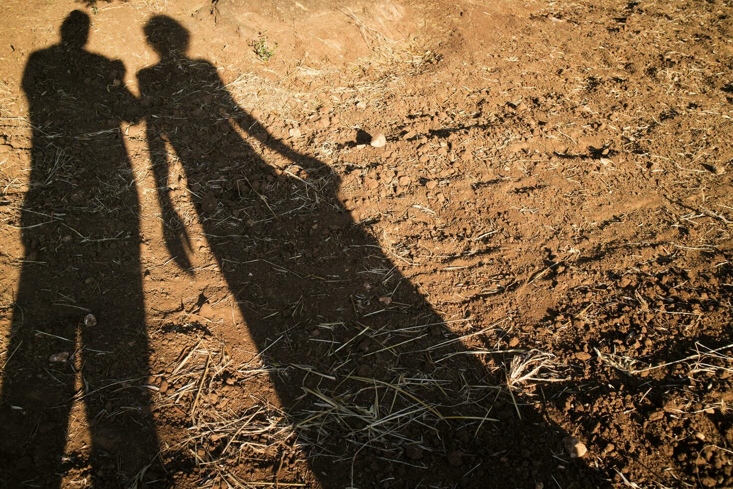 Shadow of person photo