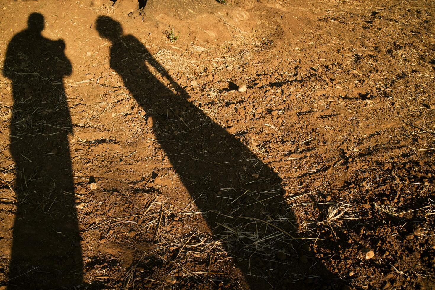 Shadow of person photo