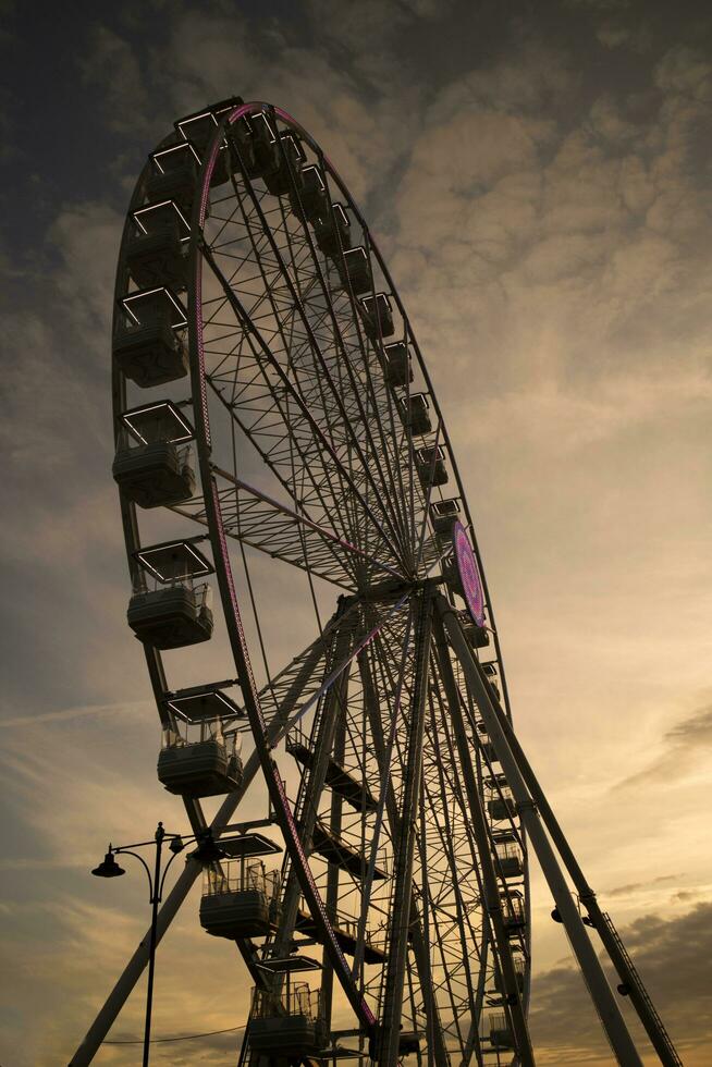 It rotates at the end of the day panning photo