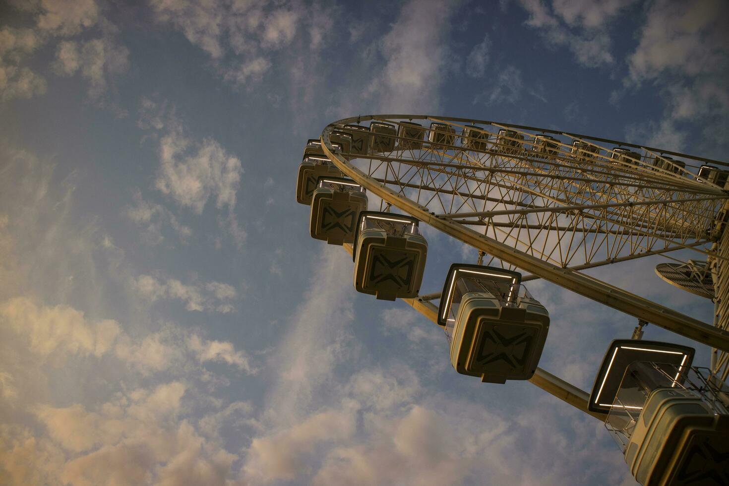 It rotates at the end of the day panning photo